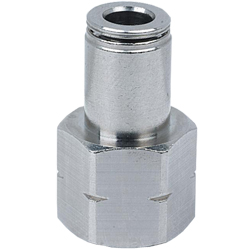 PMPCF, All metal Pneumatic Fittings with NPT AND BSPT thread, Air Fittings, one touch tube fittings, Pneumatic Fitting, Nickel Plated Brass Push in Fittings